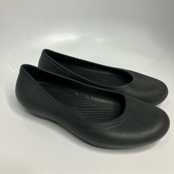 CROCS Shoes - Crocs Women’s At Work Ballet Flats black size 10